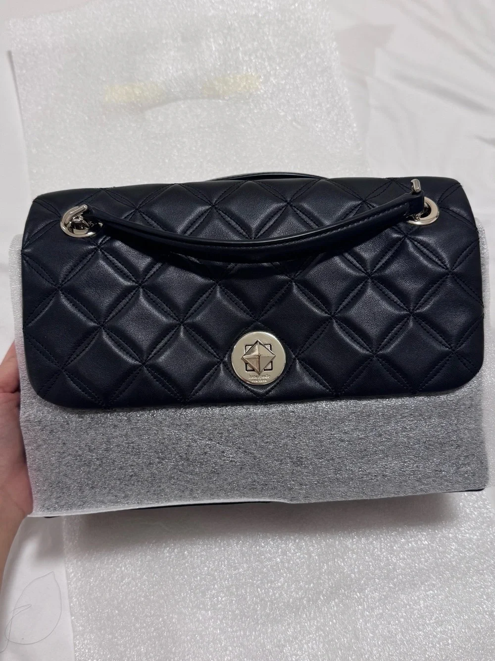 Kate Spade - Natalia Medium Flap Bag (Black)